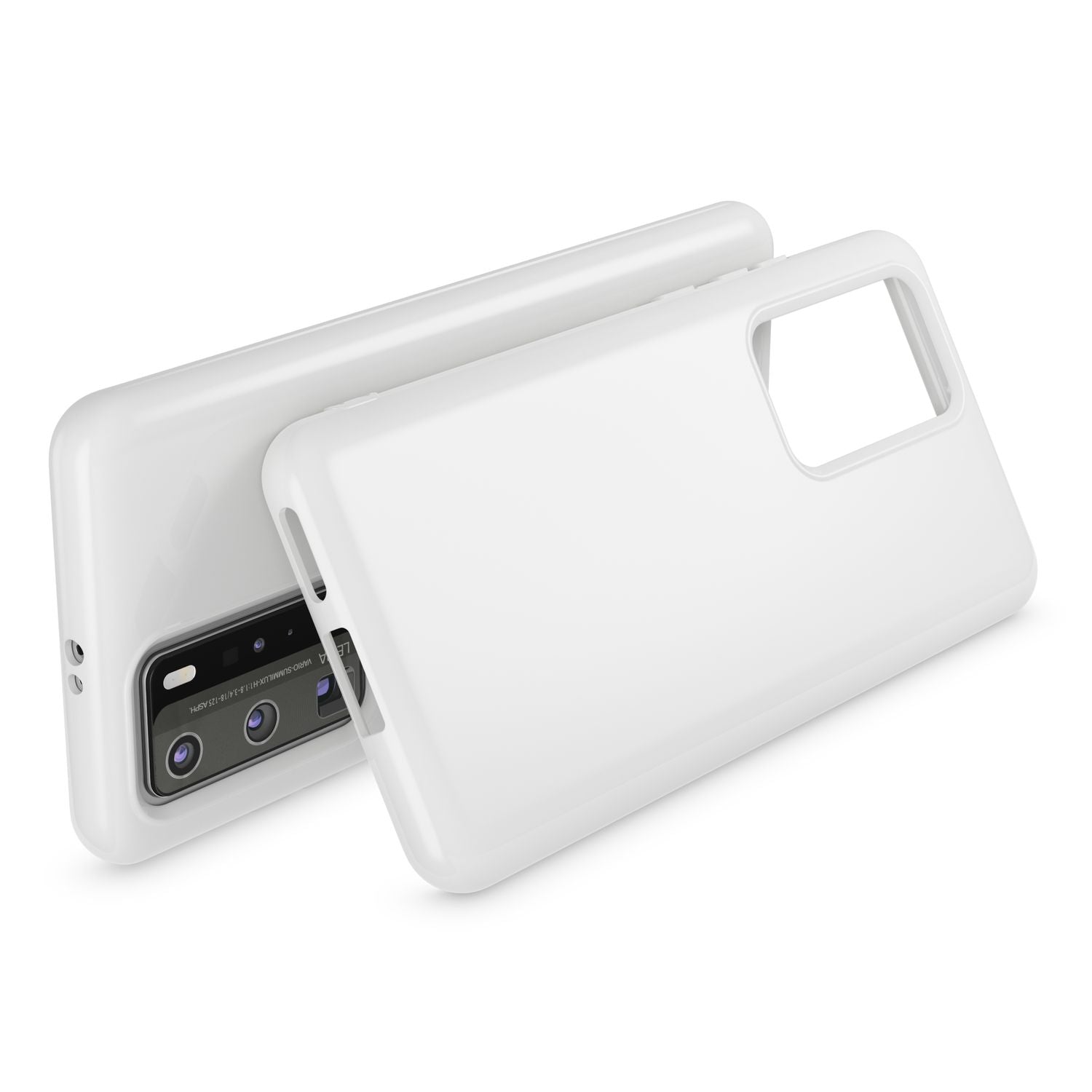 NALIA Handy Hülle für Huawei P40 Pro, Slim Case Silikon Schutzhülle Cover Bumper Schwarz NALIA