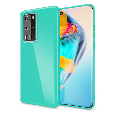 NALIA Silikon Handyhülle kompatibel mit Huawei P40 Pro Hülle, Dünne TPU Schutzhülle Soft Phone Case Cover, Ultra-Slim Backcover Gummi Bumper Handy-Tasche Schale Backcase Etui Softcase Schwarz NALIA SlimFit Hülle