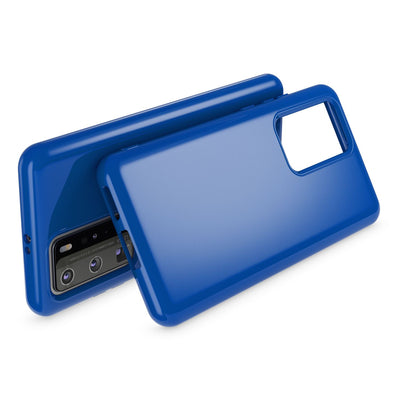 NALIA Silikon Handyhülle kompatibel mit Huawei P40 Pro Hülle, Dünne TPU Schutzhülle Soft Phone Case Cover, Ultra-Slim Backcover Gummi Bumper Handy-Tasche Schale Backcase Etui Softcase Blau NALIA SlimFit Hülle