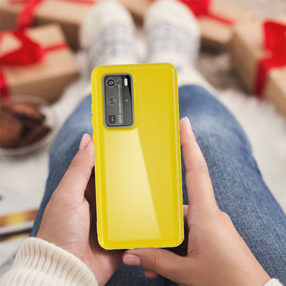 NALIA Handy Hülle für Huawei P40 Pro, Slim Case Silikon Schutzhülle Cover Bumper Schwarz NALIA