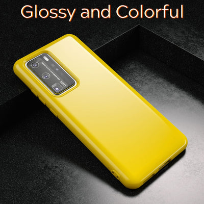 NALIA Silikon Handyhülle kompatibel mit Huawei P40 Pro Hülle, Dünne TPU Schutzhülle Soft Phone Case Cover, Ultra-Slim Backcover Gummi Bumper Handy-Tasche Schale Backcase Etui Softcase Schwarz NALIA SlimFit Hülle