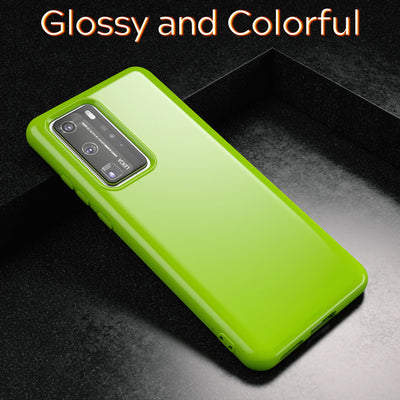 NALIA Silikon Handyhülle kompatibel mit Huawei P40 Pro Hülle, Dünne TPU Schutzhülle Soft Phone Case Cover, Ultra-Slim Backcover Gummi Bumper Handy-Tasche Schale Backcase Etui Softcase Blau NALIA SlimFit Hülle