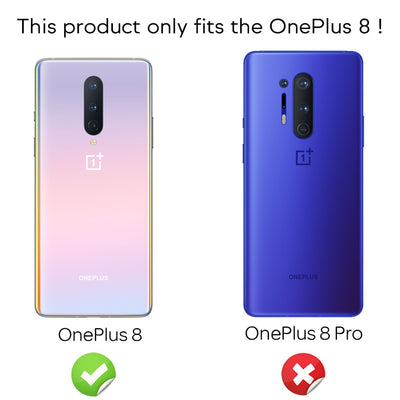 NALIA Ring Handyhülle kompatibel mit OnePlus 8 Hülle, Silikon Cover mit 360-Grad Finger-Halter für magnetische KFZ-Halterung, Schutzhülle Phone Case Handy-Tasche Etui Bumper Silikonhülle - Schwarz Default Title NALIA Protective Hülle