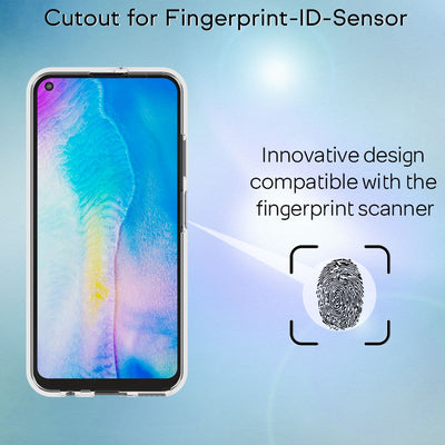 NALIA 360 Grad Case kompatibel mit Huawei P40 Lite Hülle, Silikon Full-Body Handyhülle Rundum Cover Dünn, Komplett-Schutz & Displayschutz Phone Bumper Ganzkörper Schutzhülle Soft Etui - Transparent Default Title NALIA Protective Hülle