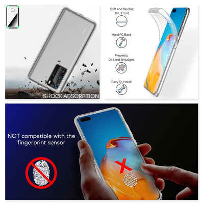 NALIA 360° Hülle für Huawei P40 Pro – Vorne & Hinten Schutz – 360GUARD (Full-Body Case) – Marke aus Berlin Default Title NALIA Transparente Hülle