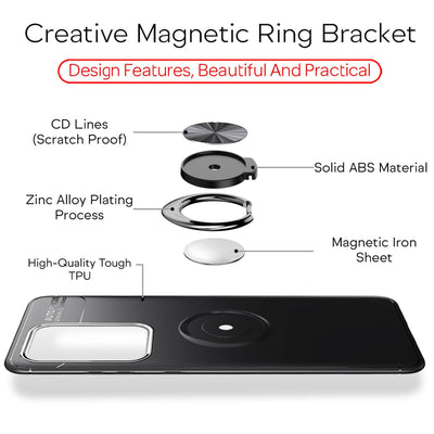 NALIA Ringhülle für Samsung Galaxy S20 Ultra – Ring-Ständer 360° & für Magnet-Halter – GRIP360 (Mattiertes Silikon Case) – Marke aus Berlin Rose Gold NALIA Protective Hülle
