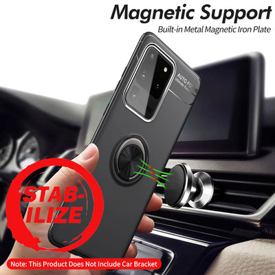 NALIA Ringhülle für Samsung Galaxy S20 Ultra – Ring-Ständer 360° & für Magnet-Halter – GRIP360 (Mattiertes Silikon Case) – Marke aus Berlin Rose Gold NALIA Protective Hülle