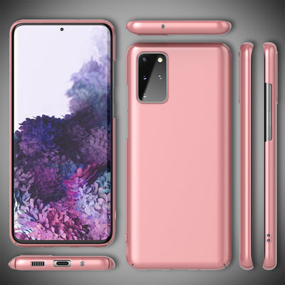 NALIA Ultra Slim Hardcase für Samsung Galaxy S20 Plus – Anti-Fingerabdruck & 0.5mm Dünn – PUREFIT (Matt & Leicht) – Marke aus Berlin Rose Gold NALIA SlimFit Hülle