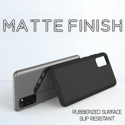 NALIA Neon Silikonhülle für Samsung Galaxy S20 – Soft-Touch & Signal-Neon – NEONSHOCK (Matte Schutzhülle) – Marke aus Berlin Schwarz NALIA Protective Hülle