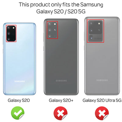 NALIA Neon Silikonhülle für Samsung Galaxy S20 – Soft-Touch & Signal-Neon – NEONSHOCK (Matte Schutzhülle) – Marke aus Berlin Blau NALIA Protective Hülle