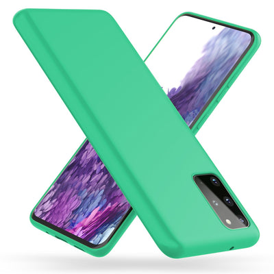 NALIA Neon Silikonhülle für Samsung Galaxy S20 Plus – Soft-Touch & Signal-Neon – NEONSHOCK (Matte Schutzhülle) – Marke aus Berlin Grün NALIA Protective Hülle