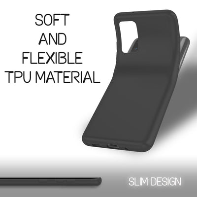 NALIA Neon Silikonhülle für Samsung Galaxy S20 Plus – Soft-Touch & Signal-Neon – NEONSHOCK (Matte Schutzhülle) – Marke aus Berlin Schwarz NALIA Protective Hülle