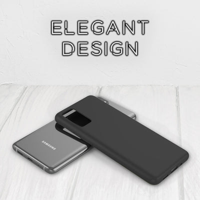 NALIA Neon Silikonhülle für Samsung Galaxy S20 Plus – Soft-Touch & Signal-Neon – NEONSHOCK (Matte Schutzhülle) – Marke aus Berlin Schwarz NALIA Protective Hülle