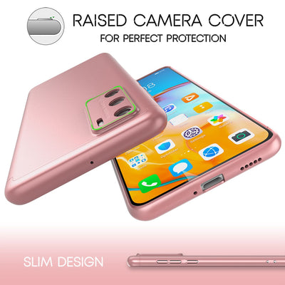 NALIA 360 Grad Handyhülle kompatibel mit Huawei P40 Hülle, Full-Cover & Glas vorne hinten Rundum Doppel-Schutz, Dünn Ganzkörper Phone Case Etui Handy-Tasche, Bumper & Displayschutz