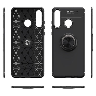 NALIA Ring Handyhülle kompatibel mit Huawei P40 lite E Hülle, Silikon Cover mit 360-Grad Finger-Halter für magnetische KFZ-Halterung, Schutzhülle Phone Case Handy-Tasche Etui Bumper Schwarz NALIA Protective Hülle