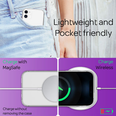 NALIA Transparente Silikonhülle für iPhone 12 / 12 Pro – Anti-Gelb & Rutschfest – GLAZE (Handyhülle Kristallklar, Schlank & Stoßfest) – Marke aus Berlin Default Title NALIA Transparente Hülle