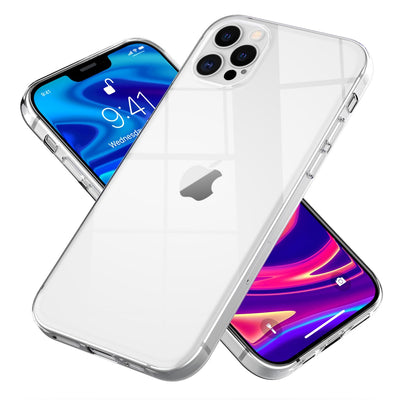 NALIA Transparente Silikonhülle für iPhone 12 Pro Max – Anti-Gelb & Rutschfest – GLAZE (Handyhülle Kristallklar, Schlank & Stoßfest) – Marke aus Berlin Default Title NALIA Transparente Hülle
