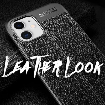 NALIA Leder-Optik Silikon Case für iPhone 12 Mini – Griffig & Matt – BARRON Handyhülle (Anti-Fingerprint, Stoßfest & Robust) – Marke aus Berlin Default Title NALIA Protective Hülle