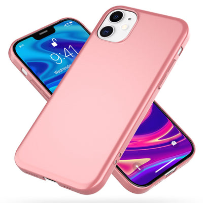 NALIA Ultra Slim Hardcase für iPhone 12 / 12 Pro – Anti-Fingerabdruck & 0.5mm Dünn – PUREFIT (Matt & Leicht) – Marke aus Berlin Rose Gold NALIA SlimFit Hülle