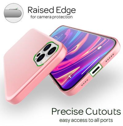 NALIA Ultra Slim Hardcase für iPhone 12 Pro Max – Anti-Fingerabdruck & 0.5mm Dünn – PUREFIT (Matt & Leicht) – Marke aus Berlin Rose Gold NALIA SlimFit Hülle