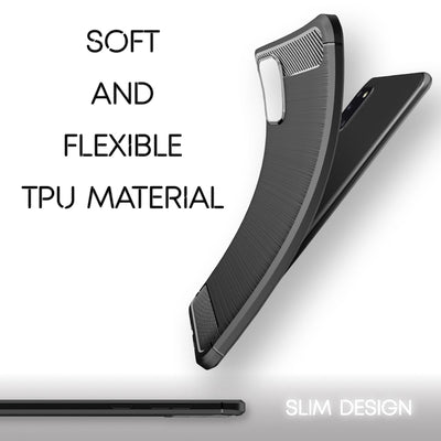 NALIA Silikonhülle für Samsung Galaxy A31 – Rutschfest & Matt – VORTEX (Gebürstete Optik & Carbon Design) – Marke aus Berlin Default Title NALIA Protective Hülle