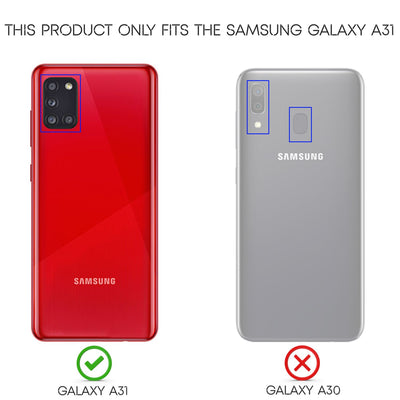 NALIA Silikonhülle für Samsung Galaxy A31 – Rutschfest & Matt – VORTEX (Gebürstete Optik & Carbon Design) – Marke aus Berlin Default Title NALIA Protective Hülle