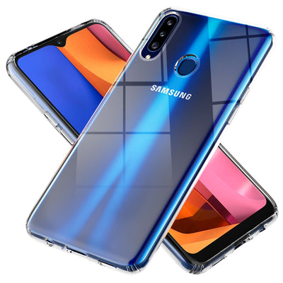 NALIA Transparente Hülle für Samsung Galaxy A20s – Harte Rückseite & Silikon Rand – IGNITE (Stoßfeste Handyhülle & Verstärkte Ecken) – Marke aus Berlin Default Title NALIA Transparente Hülle