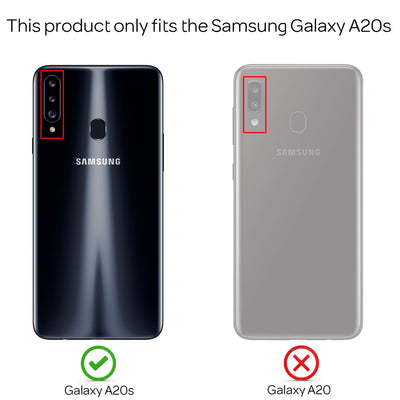 NALIA Transparente Hülle für Samsung Galaxy A20s – Harte Rückseite & Silikon Rand – IGNITE (Stoßfeste Handyhülle & Verstärkte Ecken) – Marke aus Berlin Default Title NALIA Transparente Hülle