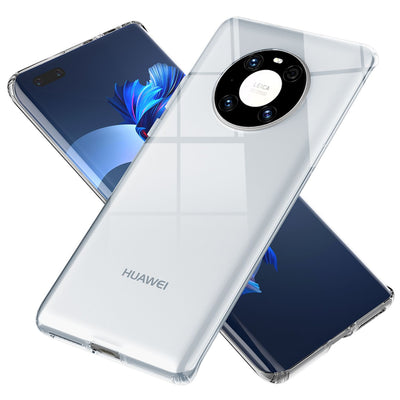 NALIA Transparente Hülle für Huawei Mate 40 Pro – Harte Rückseite & Silikon Rand – IGNITE (Stoßfeste Handyhülle & Verstärkte Ecken) – Marke aus Berlin Default Title NALIA Transparente Hülle