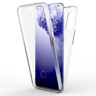 NALIA 360° Hülle für Samsung Galaxy S20 Ultra – Vorne & Hinten Schutz – 360GUARD (Full-Body Case) – Marke aus Berlin Default Title NALIA Transparente Hülle
