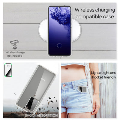 NALIA 360° Hülle für Samsung Galaxy S20 Ultra – Vorne & Hinten Schutz – 360GUARD (Full-Body Case) – Marke aus Berlin Default Title NALIA Transparente Hülle