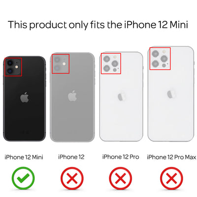 NALIA Spiegelhülle für iPhone 12 Mini – Echtes Glas (9H Spiegel & Robust) – RAYN (Premium Hardcase & Silikon Bumper) – Marke aus Berlin Default Title NALIA Protective Hülle