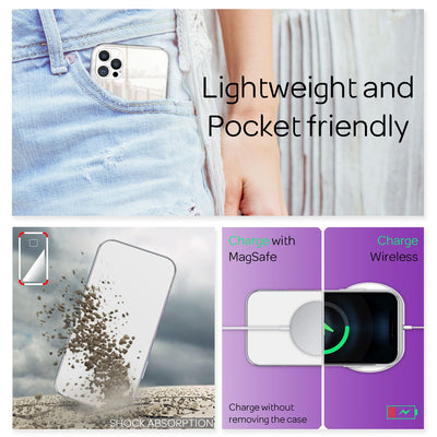 NALIA Spiegelhülle für iPhone 12 Pro Max – Echtes Glas (9H Spiegel & Robust) – RAYN (Premium Hardcase & Silikon Bumper) – Marke aus Berlin Default Title NALIA Protective Hülle