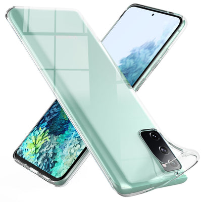 NALIA Transparente Silikonhülle für Samsung Galaxy S20 FE – Anti-Gelb & Rutschfest – GLAZE (Handyhülle Kristallklar, Schlank & Stoßfest) – Marke aus Berlin Default Title NALIA Transparente Hülle