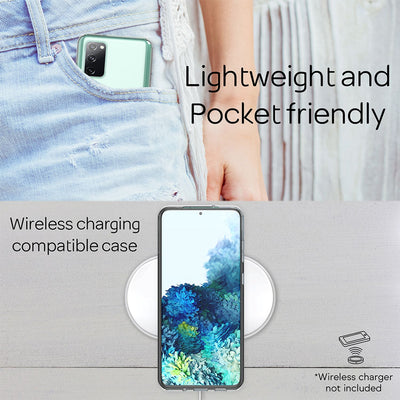 NALIA Transparente Silikonhülle für Samsung Galaxy S20 FE – Anti-Gelb & Rutschfest – GLAZE (Handyhülle Kristallklar, Schlank & Stoßfest) – Marke aus Berlin Default Title NALIA Transparente Hülle