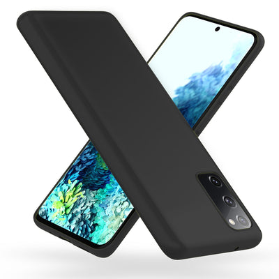 NALIA Neon Silikonhülle für Samsung Galaxy S20 FE – Soft-Touch & Signal-Neon – NEONSHOCK (Matte Schutzhülle) – Marke aus Berlin Schwarz NALIA Protective Hülle