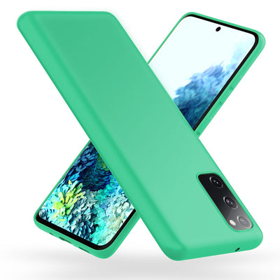 NALIA Neon Silikonhülle für Samsung Galaxy S20 FE – Soft-Touch & Signal-Neon – NEONSHOCK (Matte Schutzhülle) – Marke aus Berlin Grün NALIA Protective Hülle