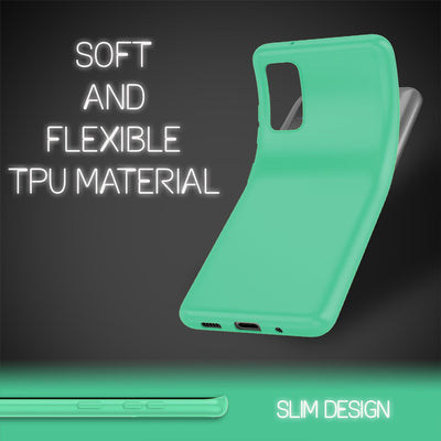 NALIA Neon Silikonhülle für Samsung Galaxy S20 FE – Soft-Touch & Signal-Neon – NEONSHOCK (Matte Schutzhülle) – Marke aus Berlin Grün NALIA Protective Hülle