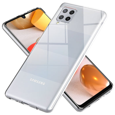 NALIA Transparente Silikonhülle für Samsung Galaxy A42 5G – Anti-Gelb & Rutschfest – GLAZE (Handyhülle Kristallklar, Schlank & Stoßfest) – Marke aus Berlin Default Title NALIA Transparente Hülle