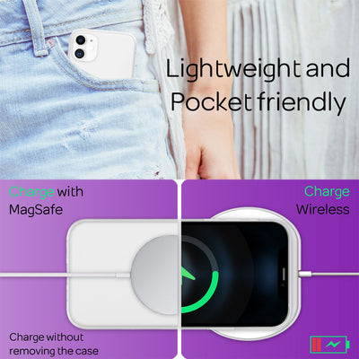 iPhone 12 Pro Handyhülle Hardcase NALIA Case Cover klar transparent dünn Weiß NALIA SlimFit Hülle