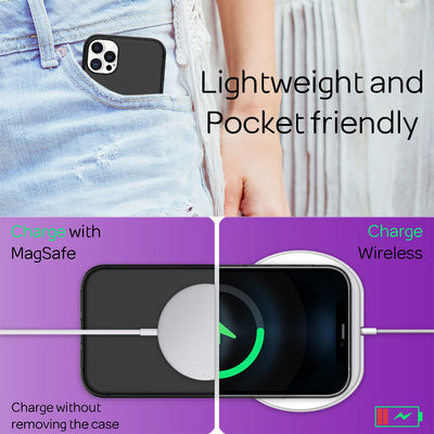 NALIA Ultra Slim Hardcase für iPhone 12 Pro Max – Matt-Transparent & 0.3mm Dünn – PHANTOM (Dünnes Cover & Kamera-Vollschutz) – Marke aus Berlin Schwarz NALIA SlimFit Hülle