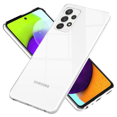 NALIA Transparente Silikonhülle für Samsung Galaxy A52 / A52 5G / A52s 5G – Anti-Gelb & Rutschfest – GLAZE (Handyhülle Kristallklar, Schlank & Stoßfest) – Marke aus Berlin Default Title NALIA Transparente Hülle