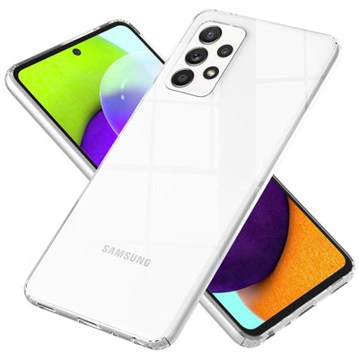 NALIA Transparente Hülle für Samsung Galaxy A52 / A52 5G / A52s 5G – Harte Rückseite & Silikon Rand – IGNITE (Stoßfeste Handyhülle & Verstärkte Ecken) – Marke aus Berlin Default Title NALIA Transparente Hülle