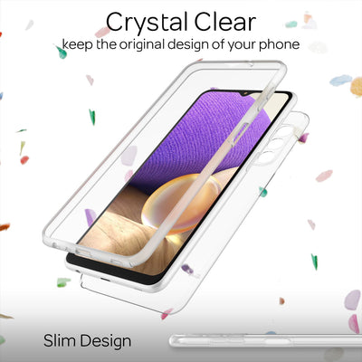 NALIA 360° Hülle für Samsung Galaxy A32 5G – Vorne & Hinten Schutz – 360GUARD (Full-Body Case) – Marke aus Berlin Default Title NALIA Transparente Hülle