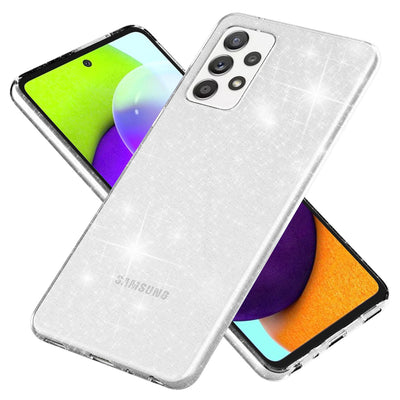 NALIA Glitzerhülle für Samsung Galaxy A52 / A52 5G / A52s 5G – Funkelndes Silikon Case – DAZZLIN (Transparent & Stoßfest) – Marke aus Berlin Default Title NALIA Transparente Hülle