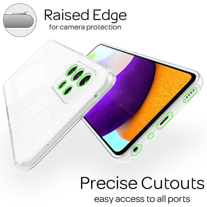 NALIA 360 Grad Handy Hülle für Galaxy A52 5G / A52 / A52s 5G, Full Cover Case Default Title NALIA Transparente Hülle