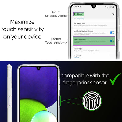 NALIA 360° Hülle für Samsung Galaxy A22 – Vorne & Hinten Schutz – 360GUARD (Full-Body Case) – Marke aus Berlin Default Title NALIA Transparente Hülle