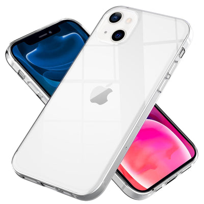 NALIA Transparente Silikonhülle für iPhone 13 Mini – Anti-Gelb & Rutschfest – GLAZE (Handyhülle Kristallklar, Schlank & Stoßfest) – Marke aus Berlin Default Title NALIA Transparente Hülle