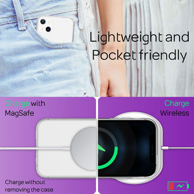 NALIA Transparente Silikonhülle für iPhone 13 Mini – Anti-Gelb & Rutschfest – GLAZE (Handyhülle Kristallklar, Schlank & Stoßfest) – Marke aus Berlin Default Title NALIA Transparente Hülle