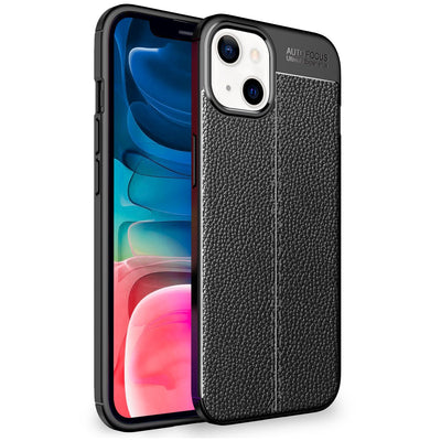 NALIA Leder-Optik Silikon Case für iPhone 13 Mini – Griffig & Matt – BARRON Handyhülle (Anti-Fingerprint, Stoßfest & Robust) – Marke aus Berlin Default Title NALIA Protective Hülle